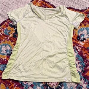 Neon Yellow Short Sleeve V-Neck Tee